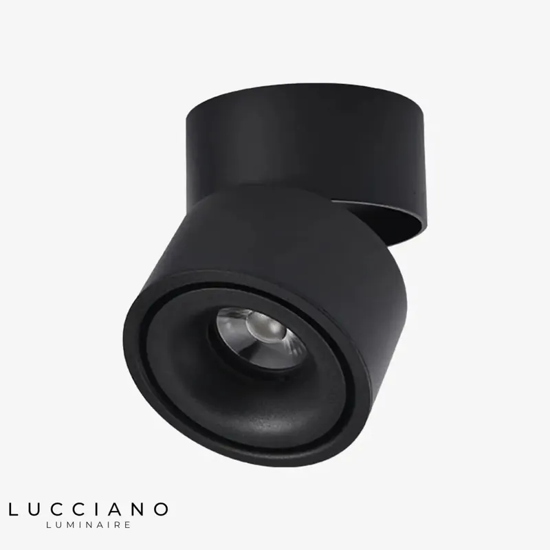 Designer round adjustable LED spotlights