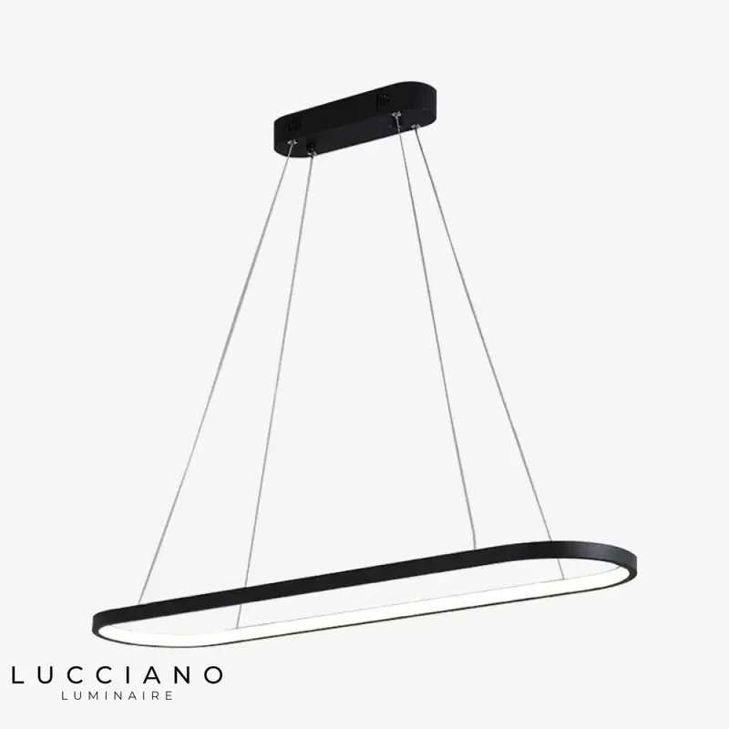 Round design aluminum LED chandelier