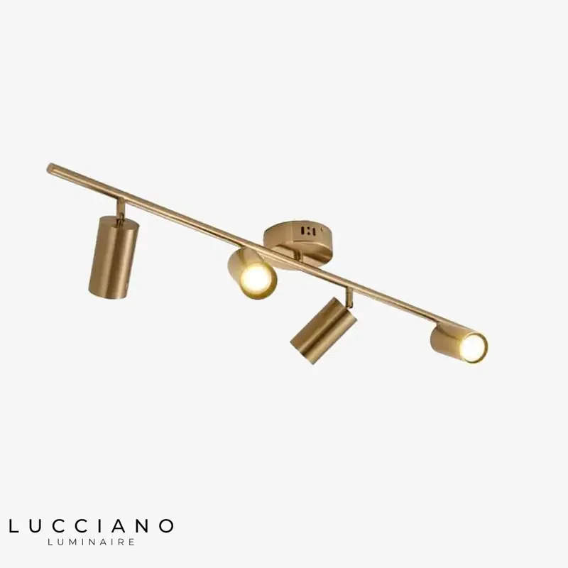 Black or gold aluminum LED bar