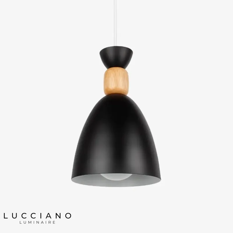 LED Metal Wood Pendant Design
