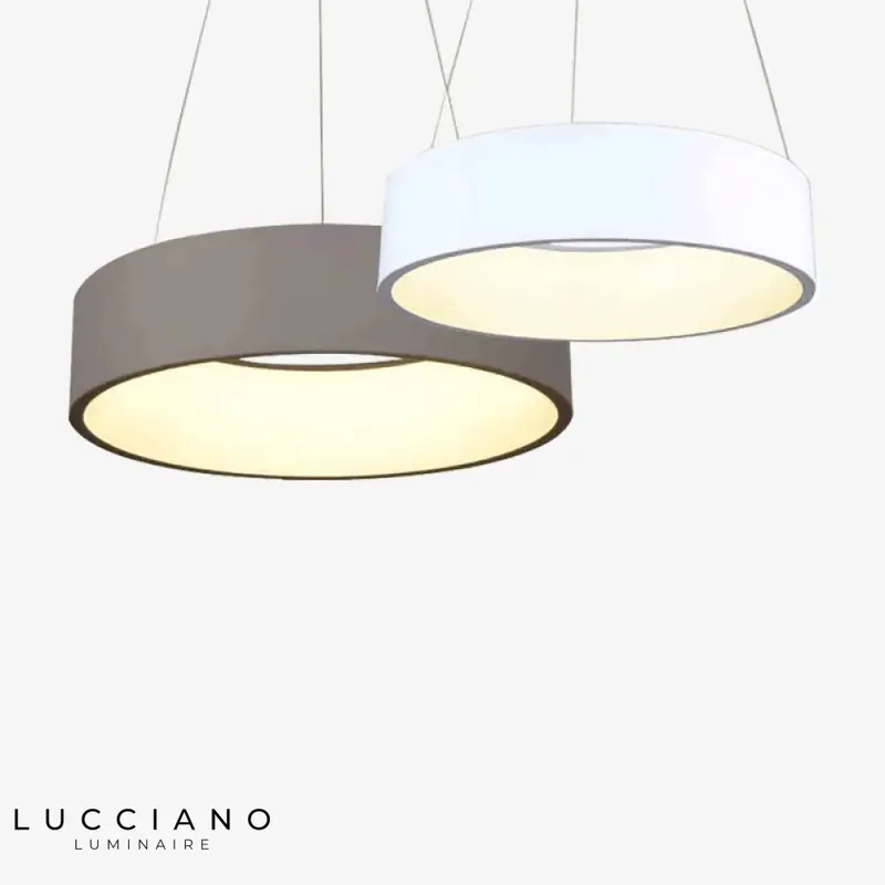 Suspension LED minimaliste en forme de cercle