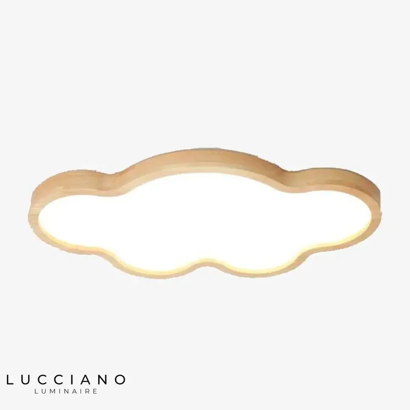 Wooden Cloud LED Ceiling Light