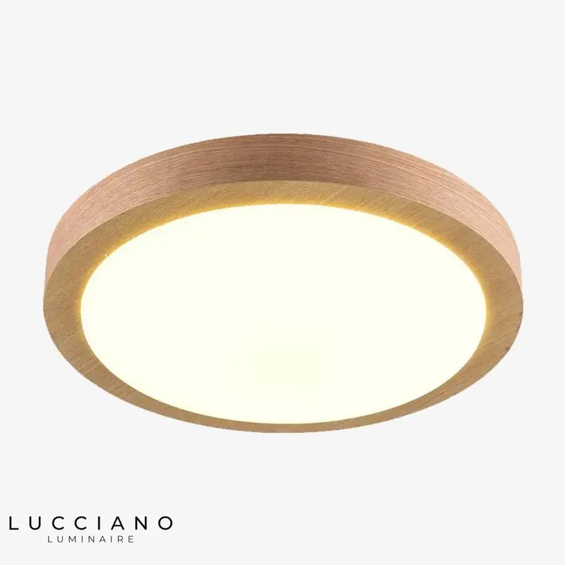 Botimi Wooden Round LED Ceiling Light