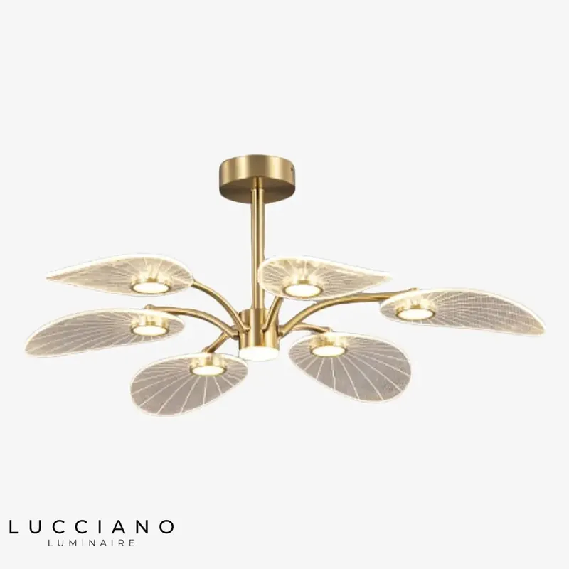 Akimera Modern Petal LED Chandelier