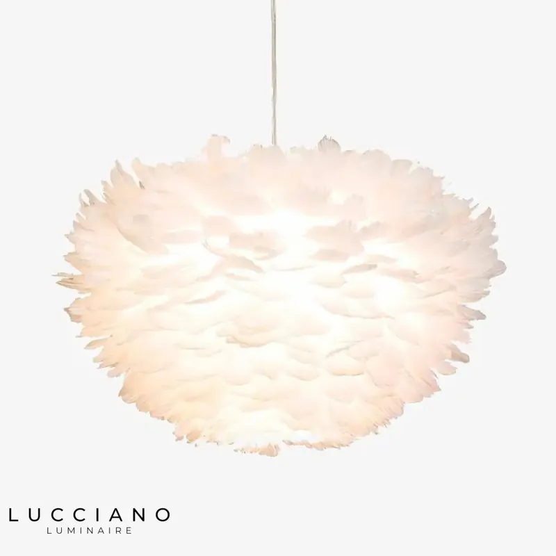 White LED Luminous Flower Pendant Light