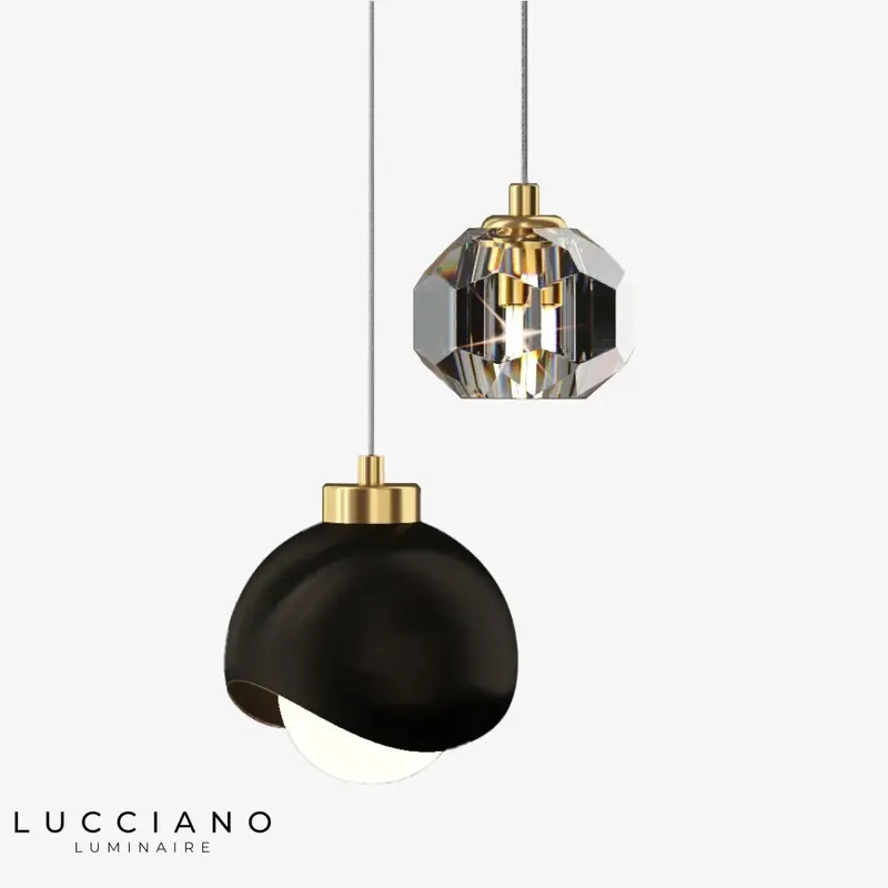 Thea double-source LED pendant light