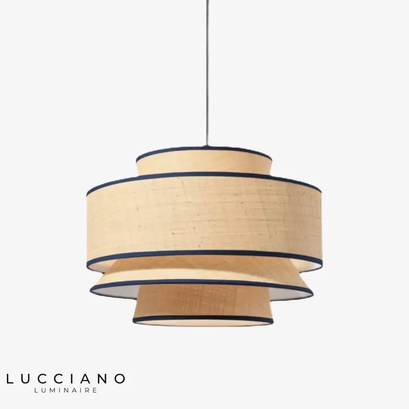 Bria Multi-Shade Rattan Pendant Light