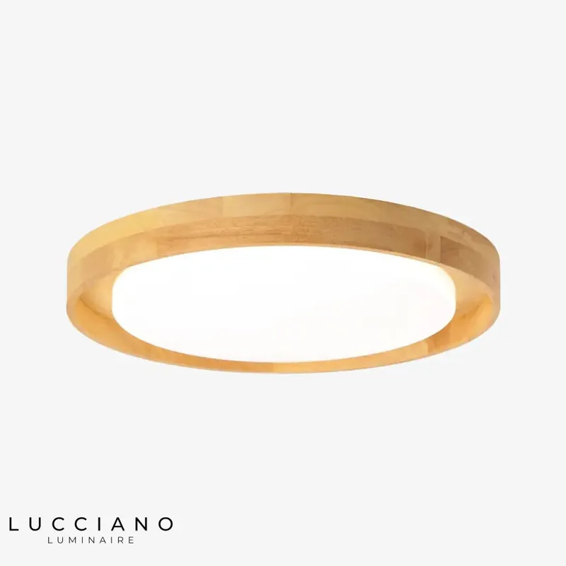 Adartza Round Wooden LED Ceiling Light