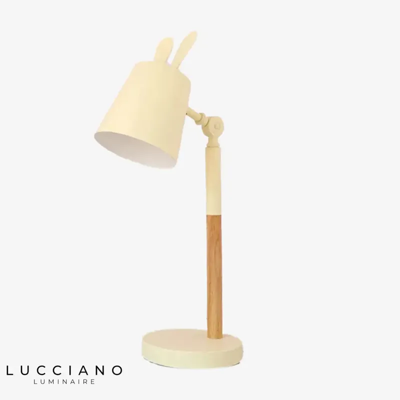 Colorful bunny ear lamp