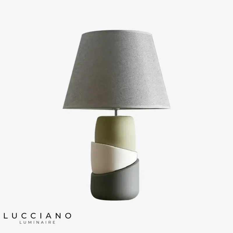 Designer ceramic bedside lamp