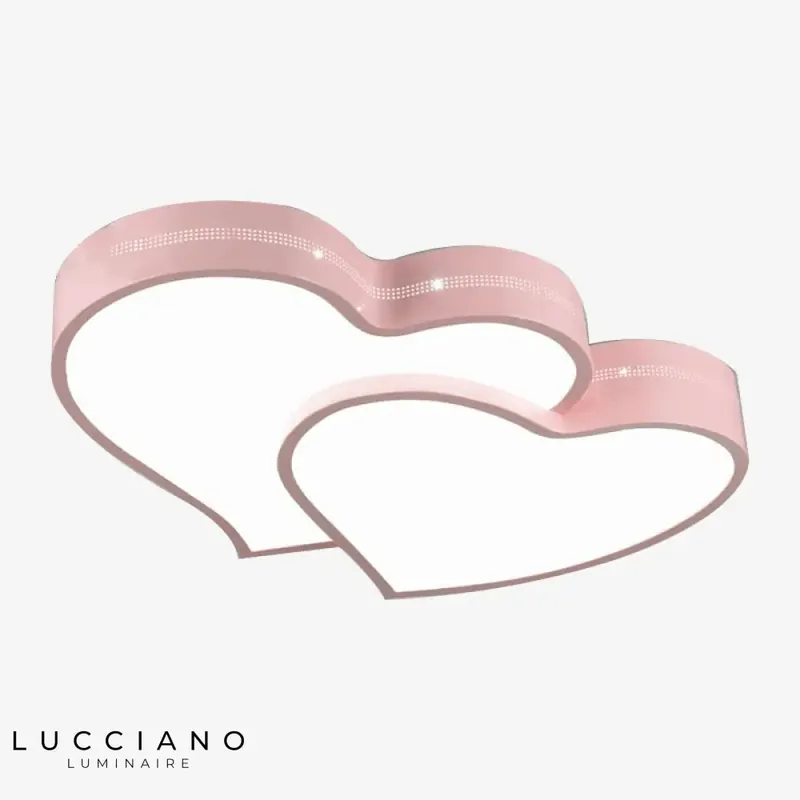 Girl's Heart LED Ceiling Light