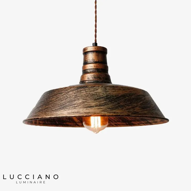 Copper Industrial LED Pendant Light