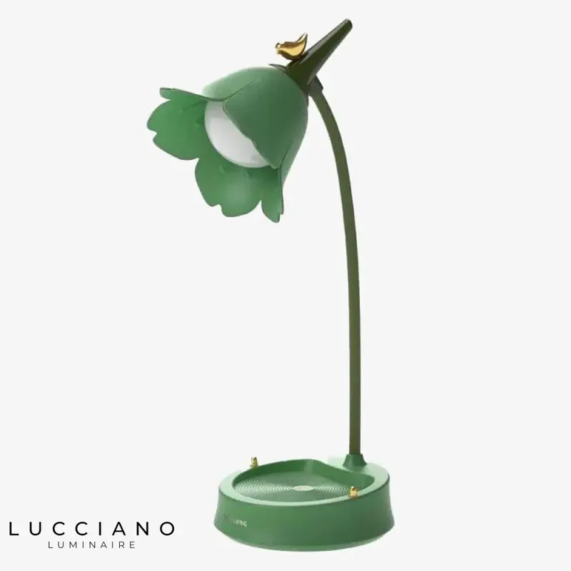 Colored Metal Flower LED Lamp