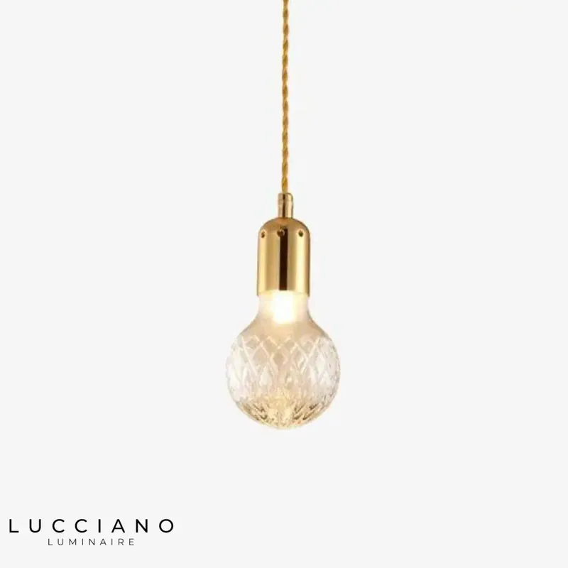 Gold LED Metal Crystal Chandelier
