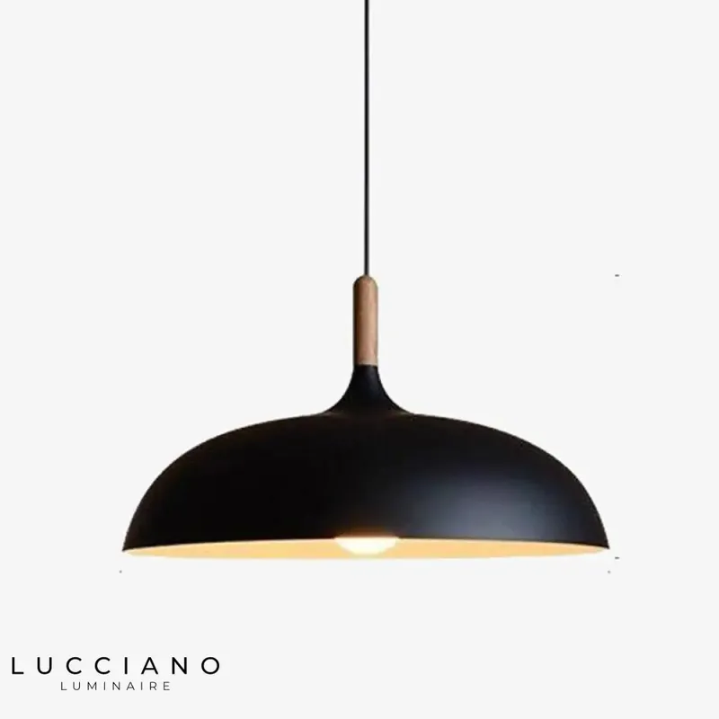 White Rounded Shade LED Pendant Light