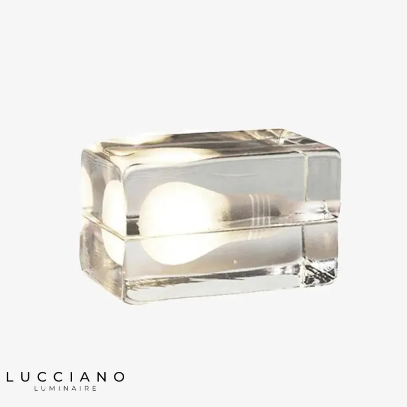 Modern Transparent Cube LED Lamp