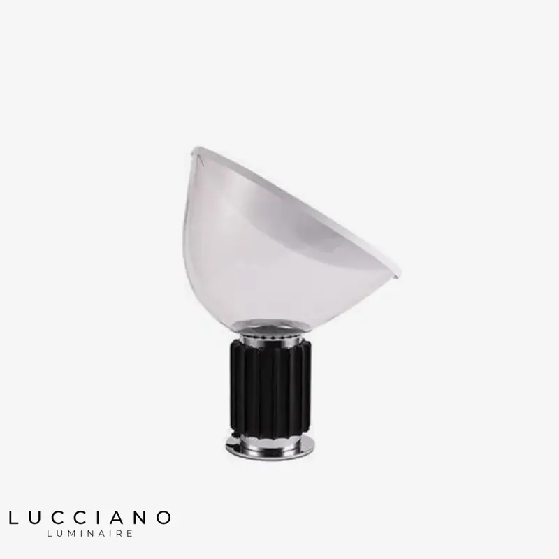 Designer LED lamp with industrial base