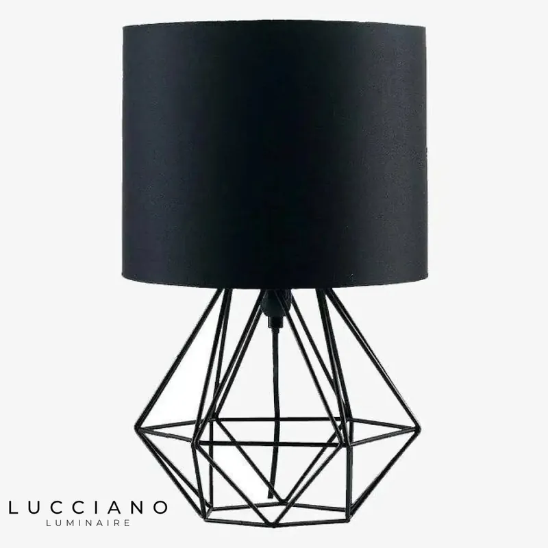 Geometric Hoel bedside lamp