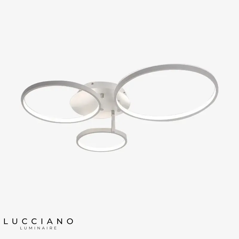 White Circle Design Ceiling Light