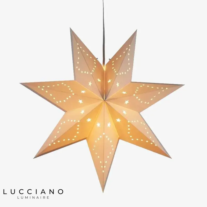 Colorful modern star pendant light