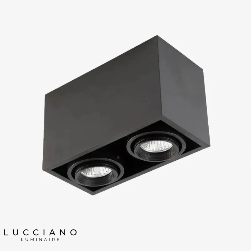Rectangular adjustable LED ceiling light