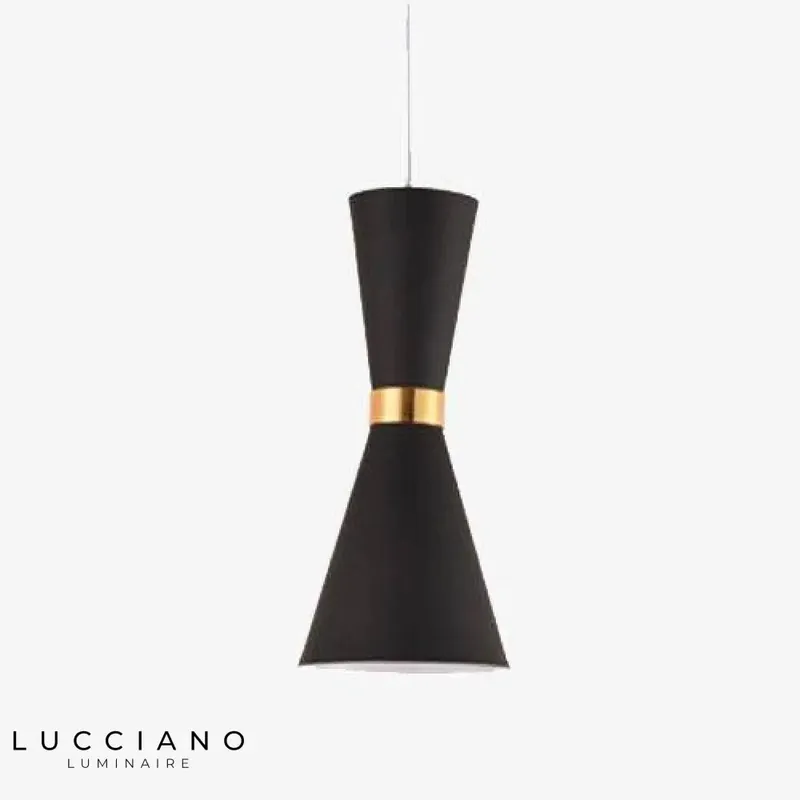 Designer aluminum LED pendant light Funnel