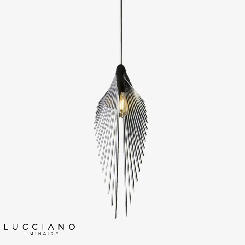 Badir metal bird wing pendant light