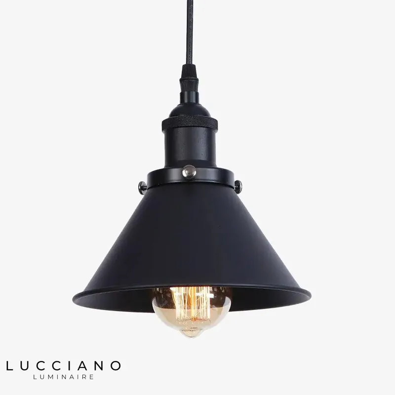 Colored Metal Industrial LED Pendant Light