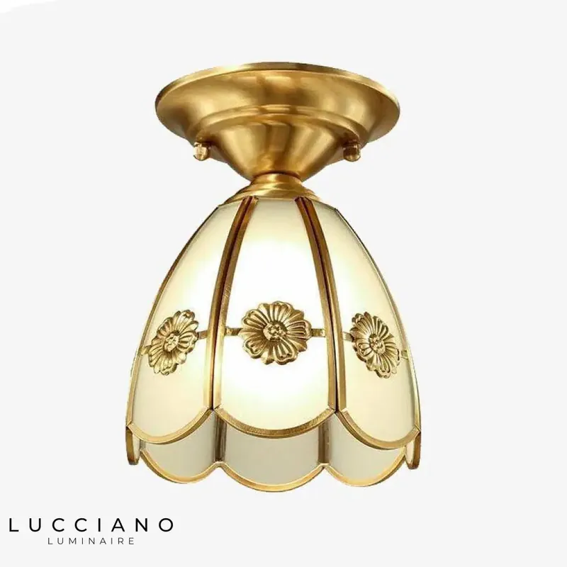 Rustic gold metal chandelier Guest