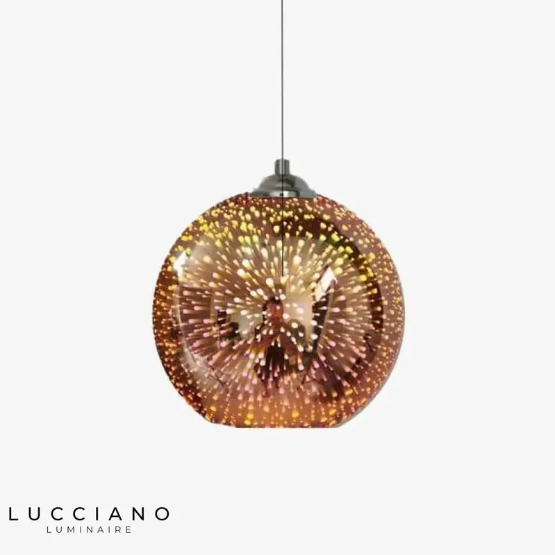 Vintage 3D LED pendant light
