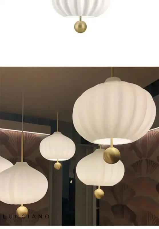 Shoutao Spherical Chinese LED Pendant Lamp