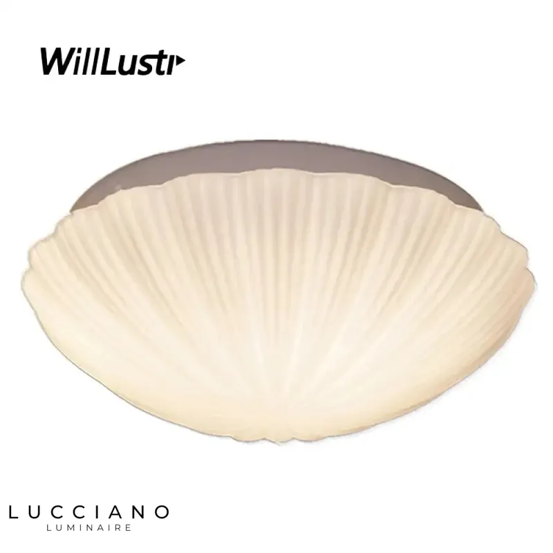 Shelly modern glass ceiling light