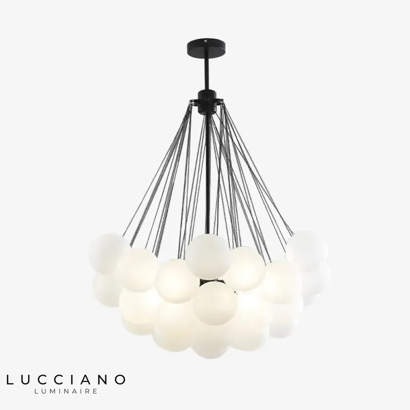 Triz Glass Ball Design Chandelier