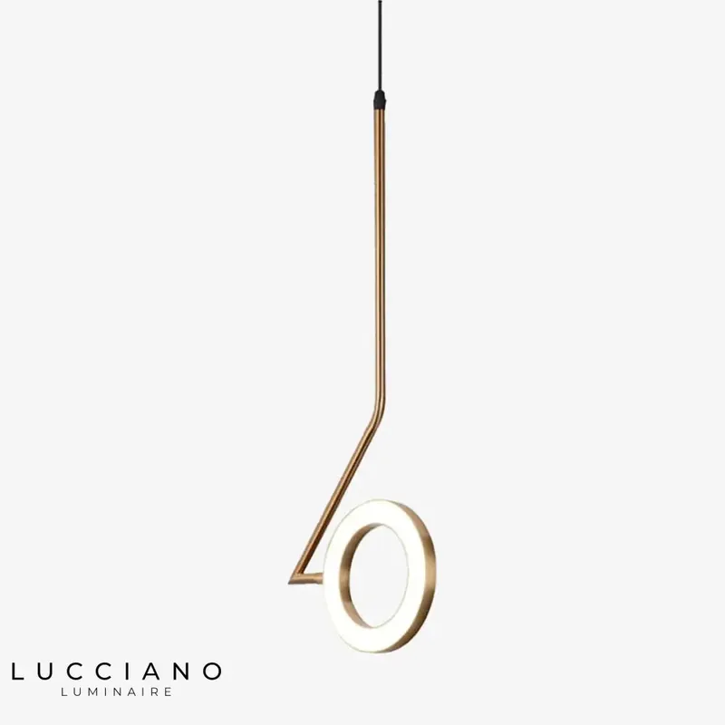 Bony Round Metal LED Pendant Light