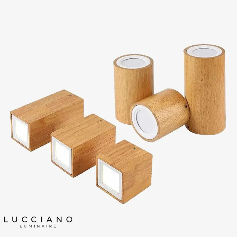 Rogely Scandinavian Wood LED Chandelier