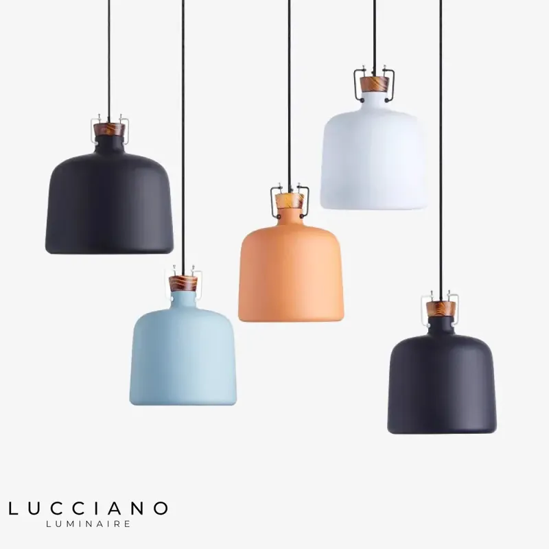 Abner Colored Metal Industrial Pendant Light