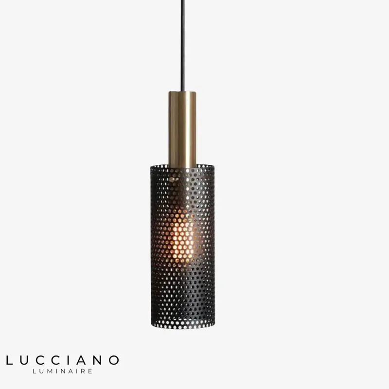 Rio industrial openwork metal pendant light