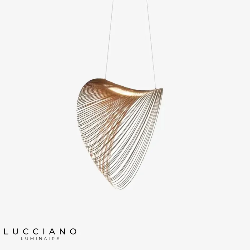 Mahina Wooden Conque LED Pendant Light