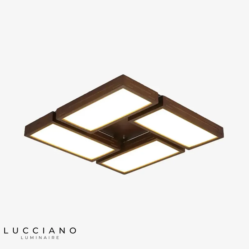 Aquilina Rectangular Scandinavian LED Ceiling Light