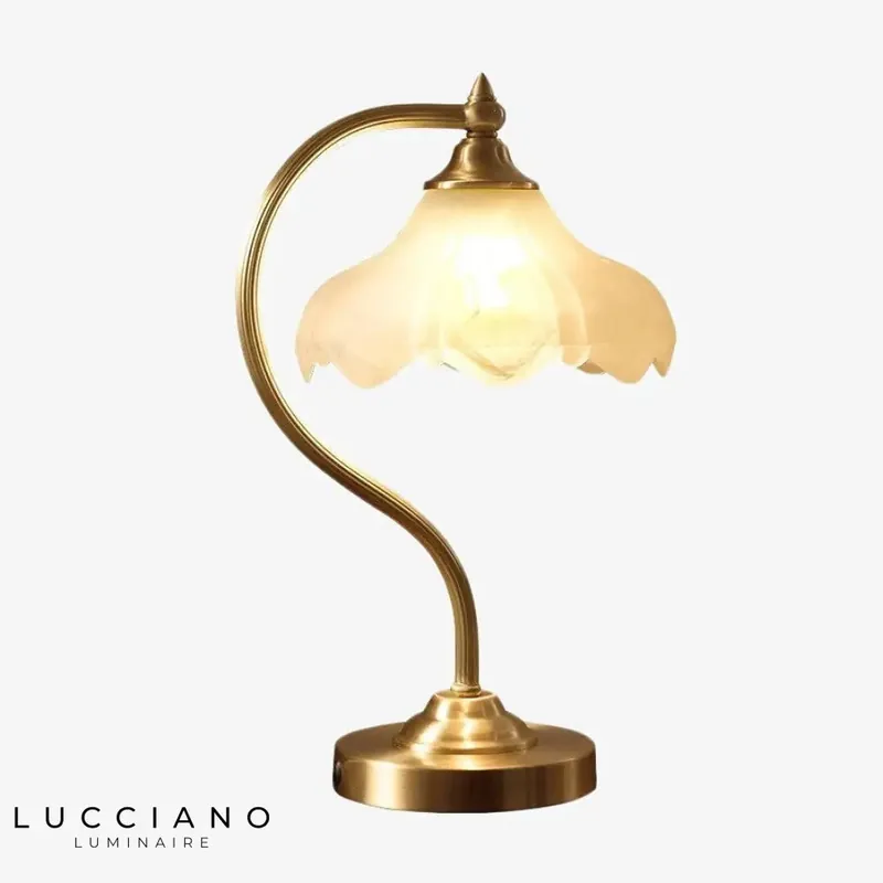 Vintage lamp Magnolya lampshade