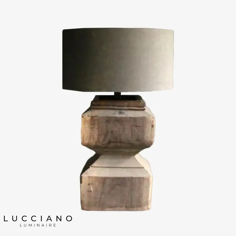 Scandinavian Bonno cylindrical lampshade lamp