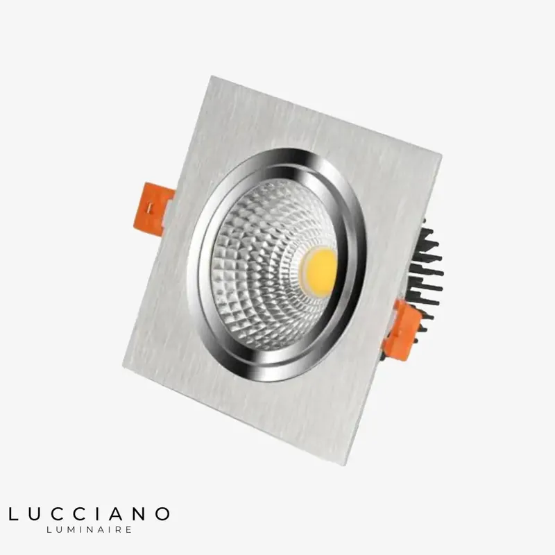 Yaninah Square Metal LED Spotlight
