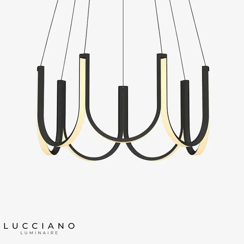 Unalli arc modern LED chandelier