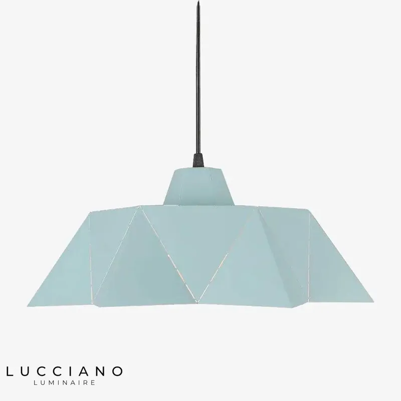 Vintage Metal Triangles LED Pendant Light