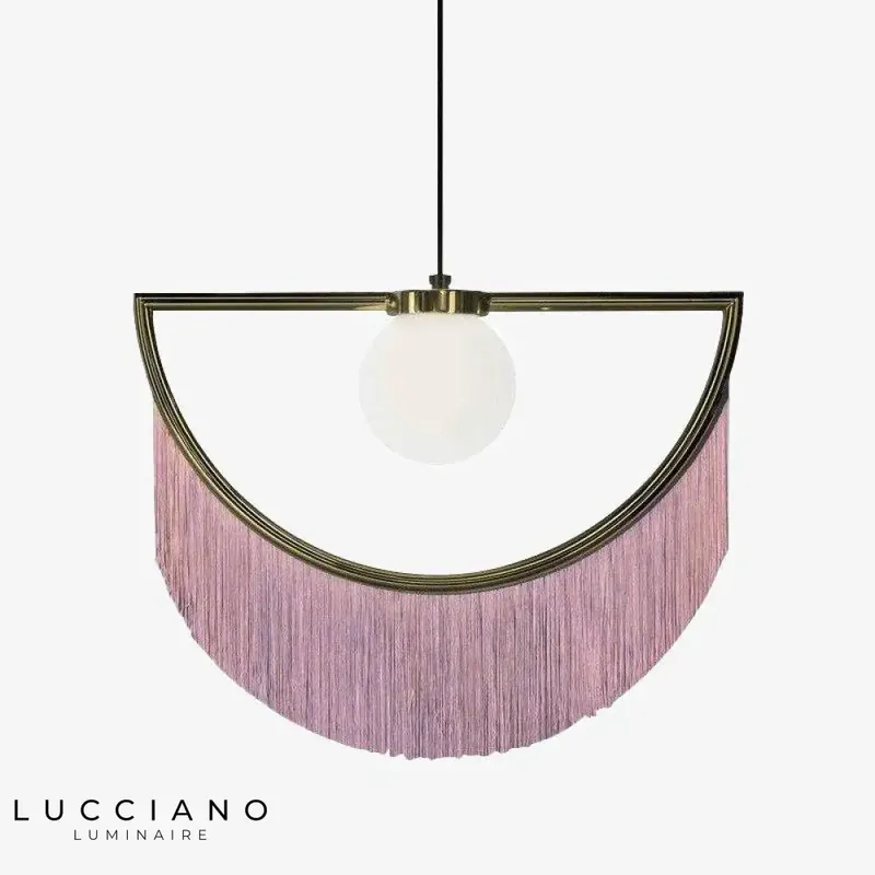 Geometric LED with Colourful Pendant