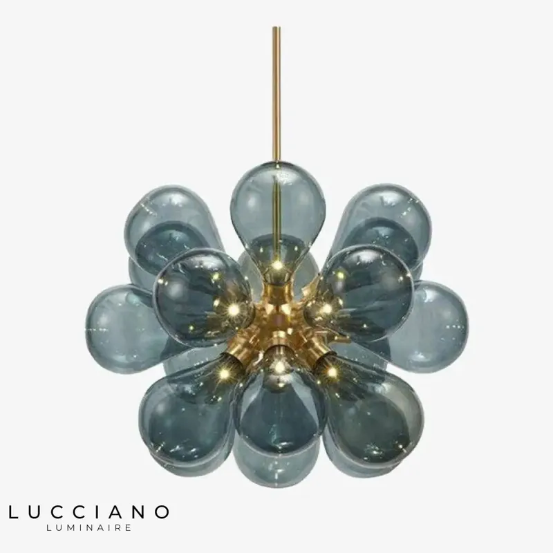 Colored Glass LED Pendant Lamp