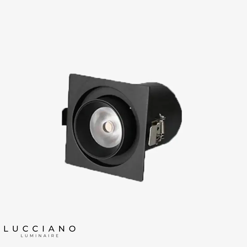 Round multi-spot adjustable LED light