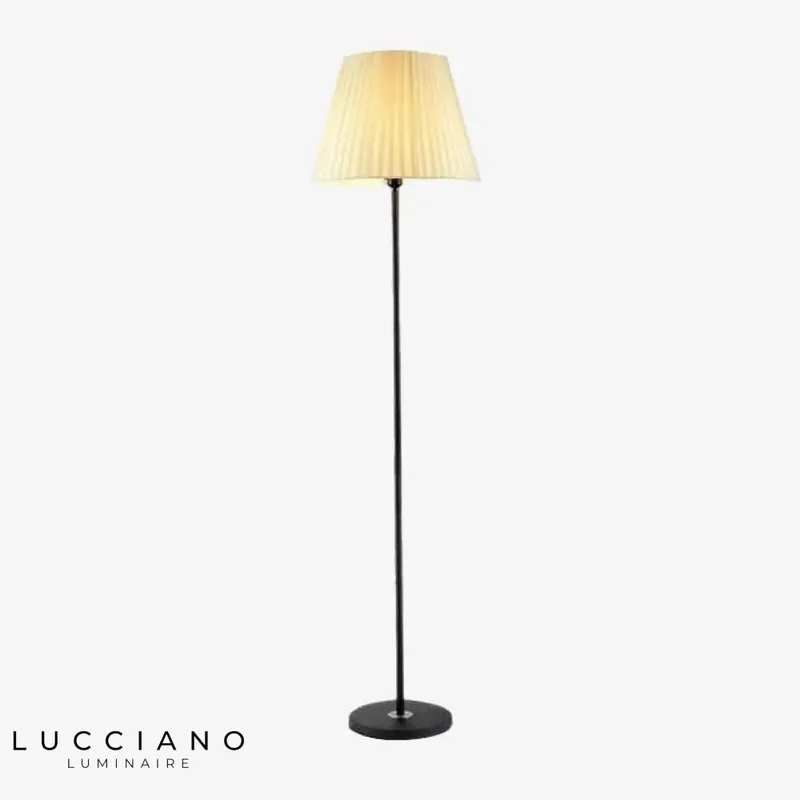 Retro LED metal floor lamp