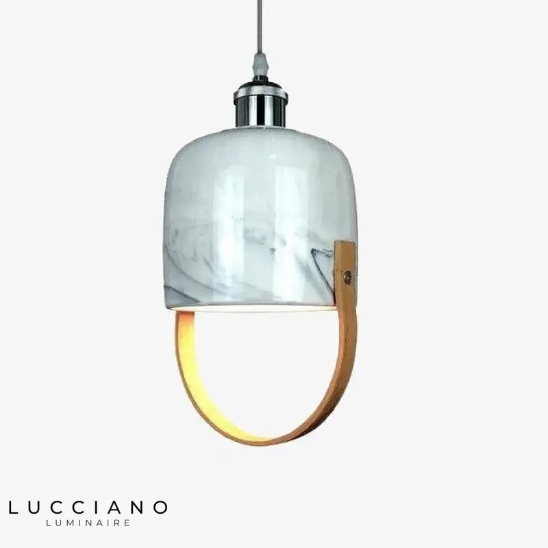 White Marble Design LED Loft Pendant Light