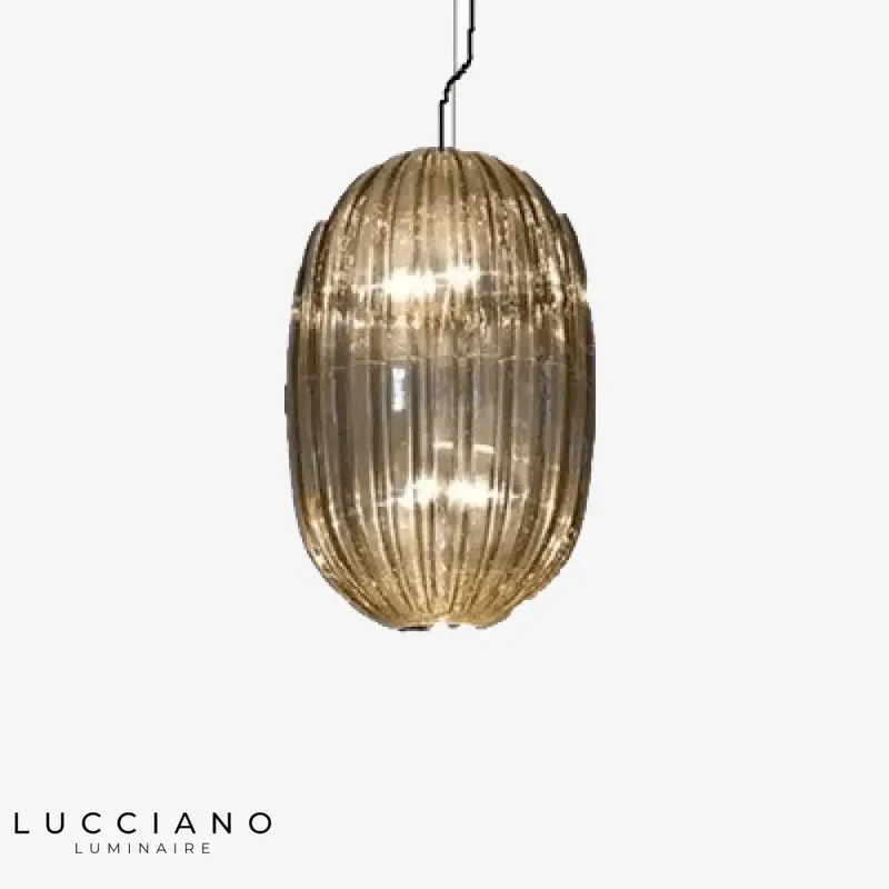 Colored Glass LED Pendant Light Design